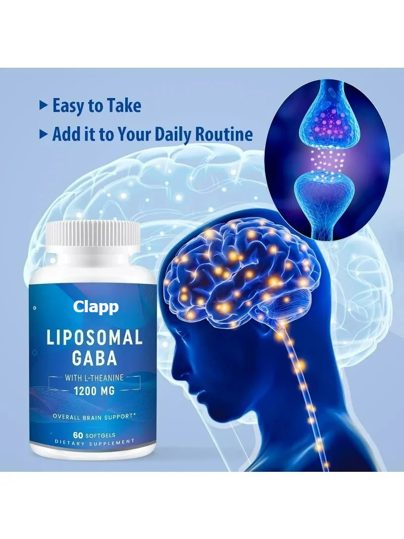 GABA LIPOSOMAL 1000mg + L-Theaninom(Teanin) 200mg u liposomalnoj formi;60 kapsula;Jedinstvena kombinacija za 10 puta više apsorcije vašem tijelu sa izraženim benefitima za balans između opuštanja i mentalne jasnoće