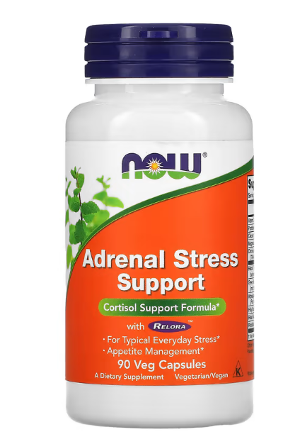 Adrenal Stress Support, 90 Veg Caps,Formula  za uravnoteženje KORTIZOLA i za STRES;Foods USA