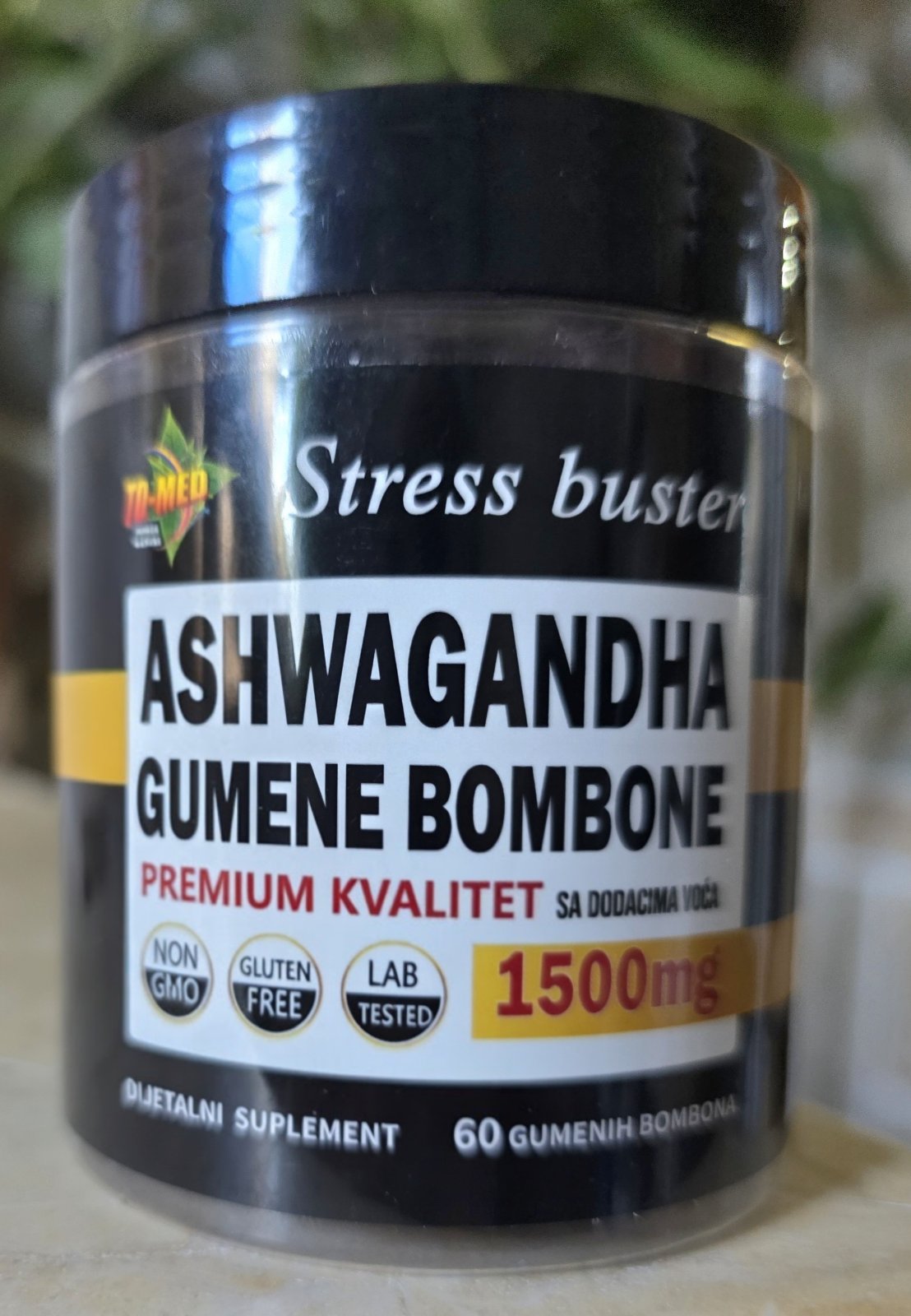 ASHWAGANDHA GUMENE BOMBONE - 60 Gumenih bombona