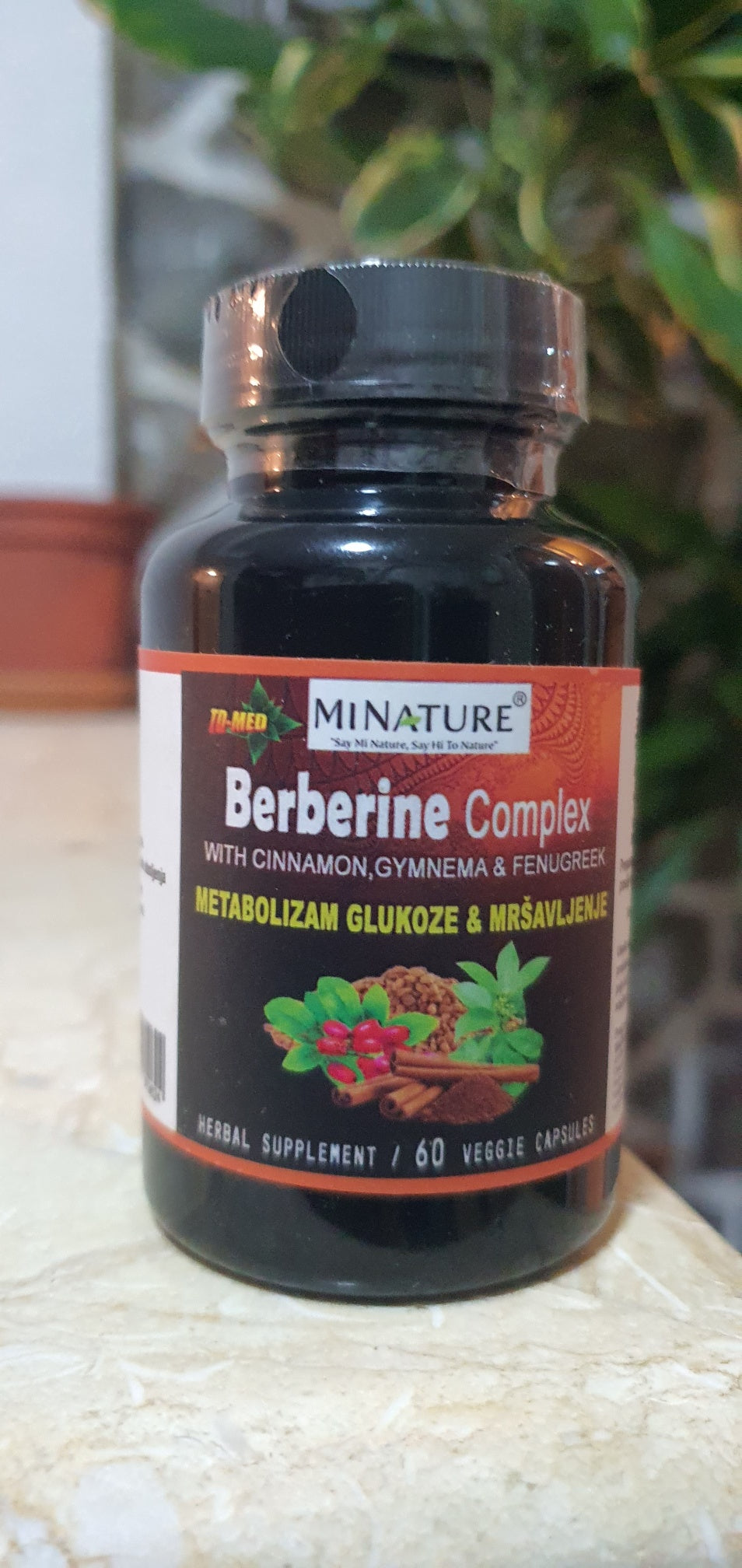 BERBERINE COMPLEX za mršavljenje i metabolizam glukoze 60 caps-Mi Nature