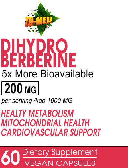 BERBERIN DIHYDRO 200mg/60 kapsula; 5x bioraspoloživiji od klasično,Nazivaju ga SUPER BERBERIN a često i "Natural-OZEMPIC";Preporuka kod Insulinske rezistencije,metabolizma glukoze ,kod policističnih jajnika,digestivnih problema..