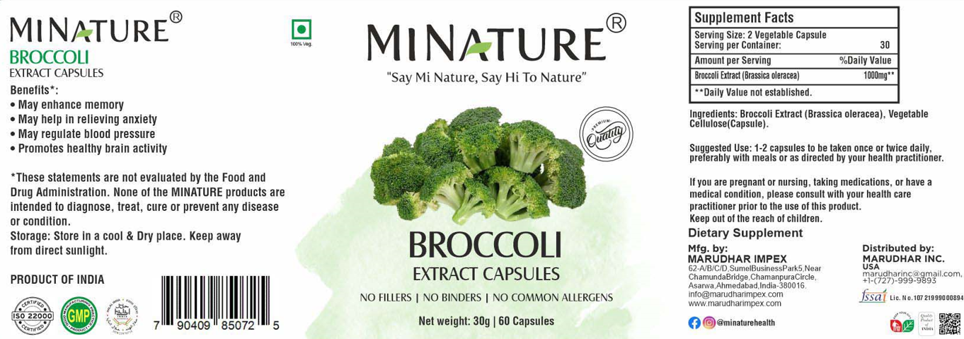 Brokoli Extract 60 caps(u 2 kaps.-1000mg Extrata kao dnevna doza);Organic;Detox Jetre,Antioksidativna zaštita • Detoksikacija • Hormonska ravnoteža • Ćelijska regeneracija,bogato SULFORAMINOM;Reklamna AKCIJA ,iskoristi je....