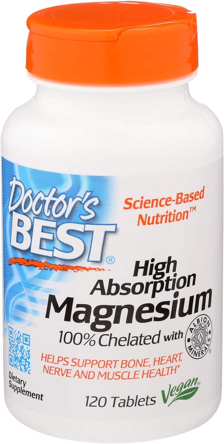 Magnesium visoke Apsorcije 100% helatni ;Magnezijum (od 2.000 mg magnezijum lizinat glicinat kelata) (Albion®) Dr Best