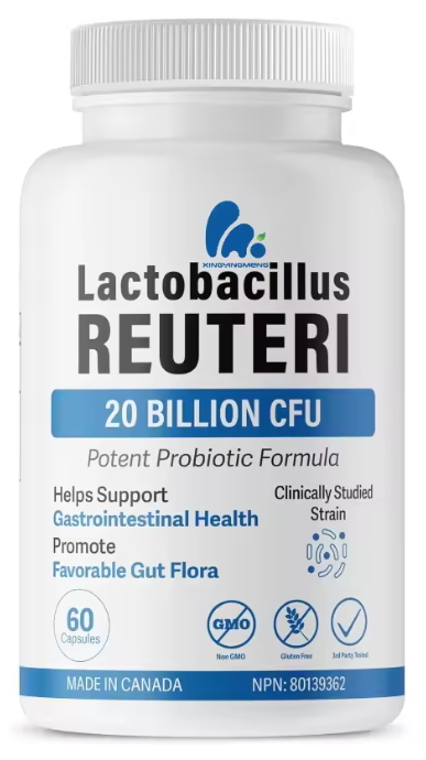 Lactobacillus RAUTERI 20 milijardi-probiotik 60 caps.podrška Probavi-zdravlja creva i Srca,jačanje imuniteta, povećanje oksitocina, poboljšanje raspoloženja i pomoć u postizanju dobre kvalitete sna.Proizedeno za Kanadu-Preporčljivo od Dr.Nestorovića
