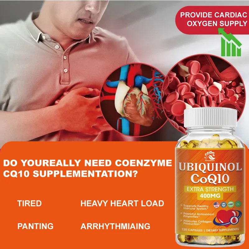 Ubikinol CoQ10 KANEKA-MEGA Ubiqunol 400mg u 2 kaps. (60 caps,);Extra snage + dodatak Vit.E i Bioperina;;"Japan-Hanzhong Bingo Aladdin Co.Ltd" za USA/EU ;Za bolji rad srca-energije,mozak,jetra i još toga ; REKLAMNA cena