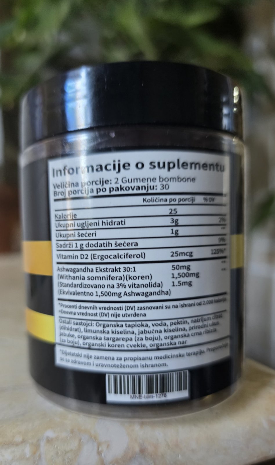ASHWAGANDHA GUMENE BOMBONE - 60 Gumenih bombona
