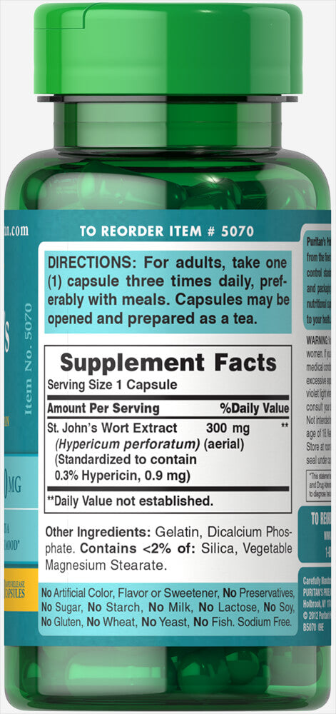 Kantarion uljane kapsule;St. John's Wort Standardized (Gujina Trava )/150mg-100 kapsula