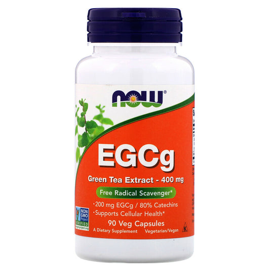 EGCg (Green Tea Extract) 400mg - 90 kapsula ,Now Foods USA
