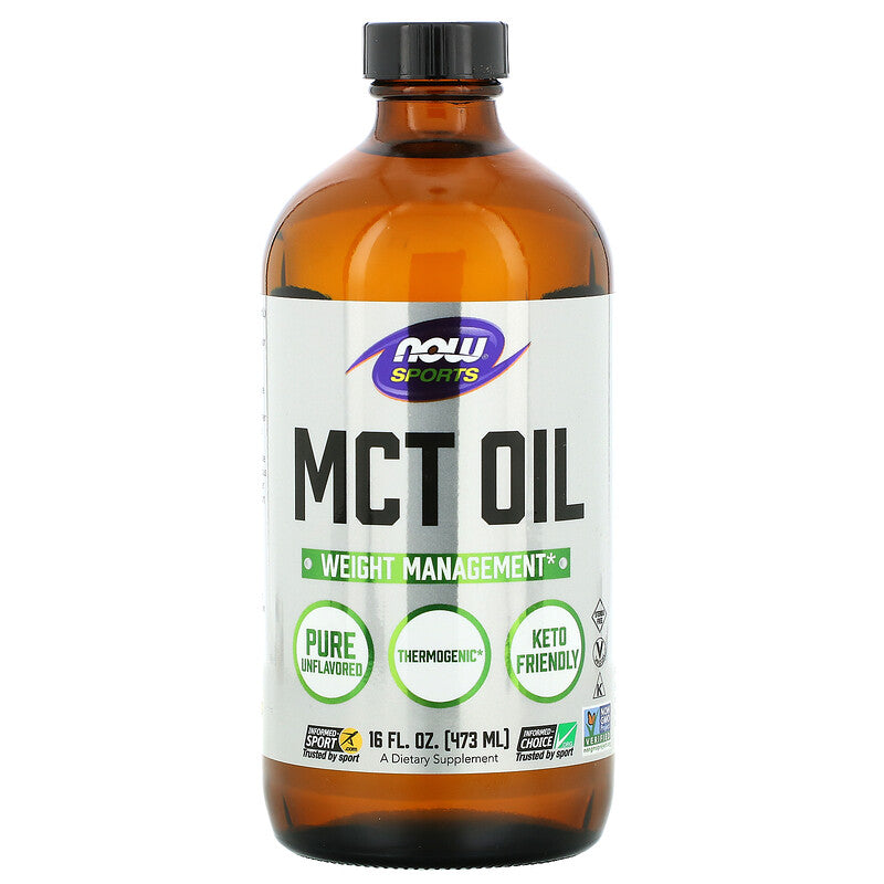 MCT OIL, 473ml,Now Sports USA