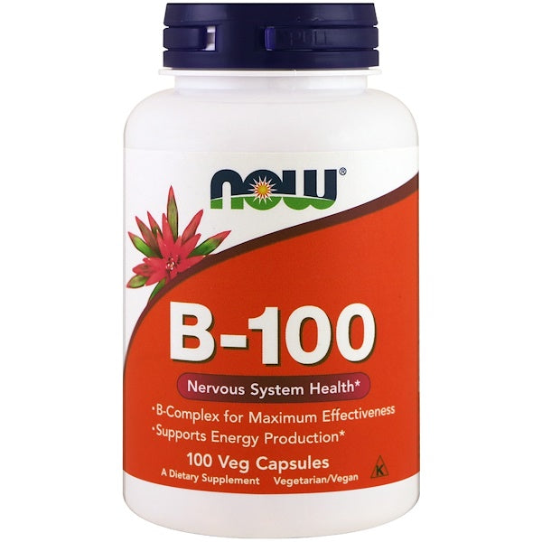 B-100 , Vitaminski komplex 100 tableta sa dodatcima , Now Foods