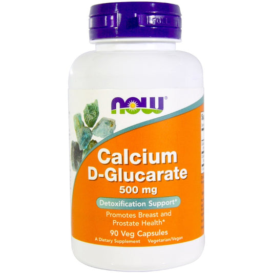 Calcium D-Glucarate, 500 mg, 90 Veg Capsules,Now Foods USA