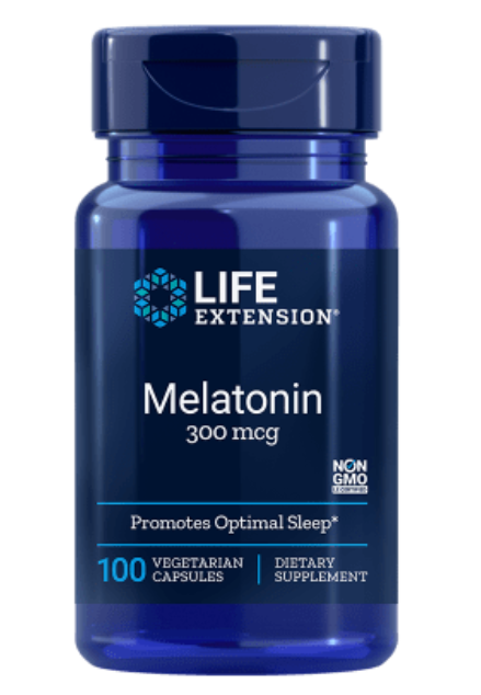 MELATONIN 3mg -100 caps,LIFE EXTENSION USA