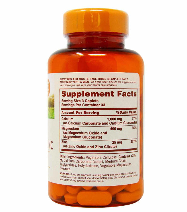 Calcium Magnesium plus Zinc - 100 kapsula