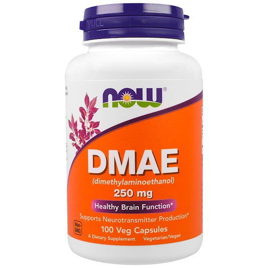 DMAE,(Dimetilaminoetanol) 250 mg, 100 Veggie Caps