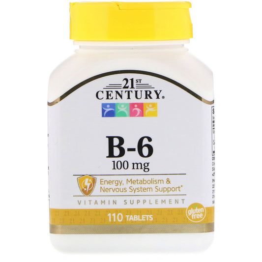 Vitamin B-6 100 mg-110 tableta ,21st Century USA
