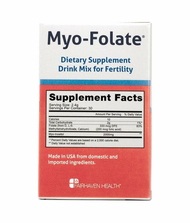 Myo-Folate 30 kesica,za reproduktivnu dobrobit,Fairhaven Health USA