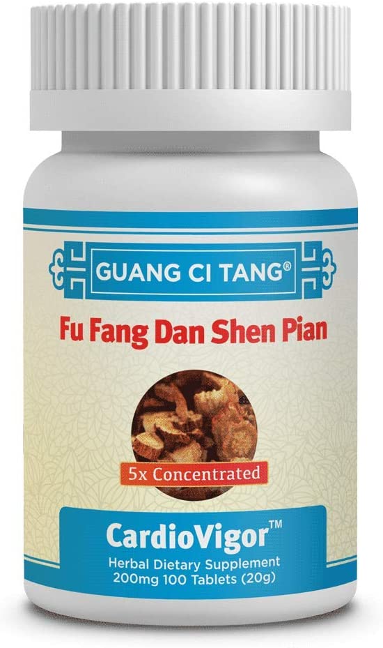 Cardio Vigor,Fu Fang Dan Shen kineske tablete 100caps