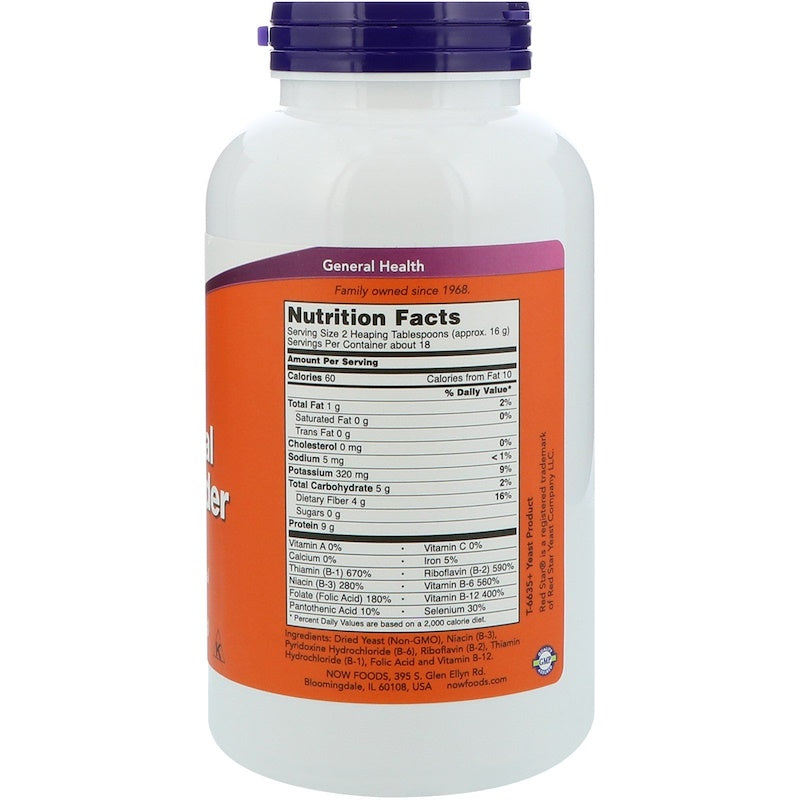 Nutritional Yeast Powder,284 g; Now Foods-USA , Hranjivi kvasac u prahu