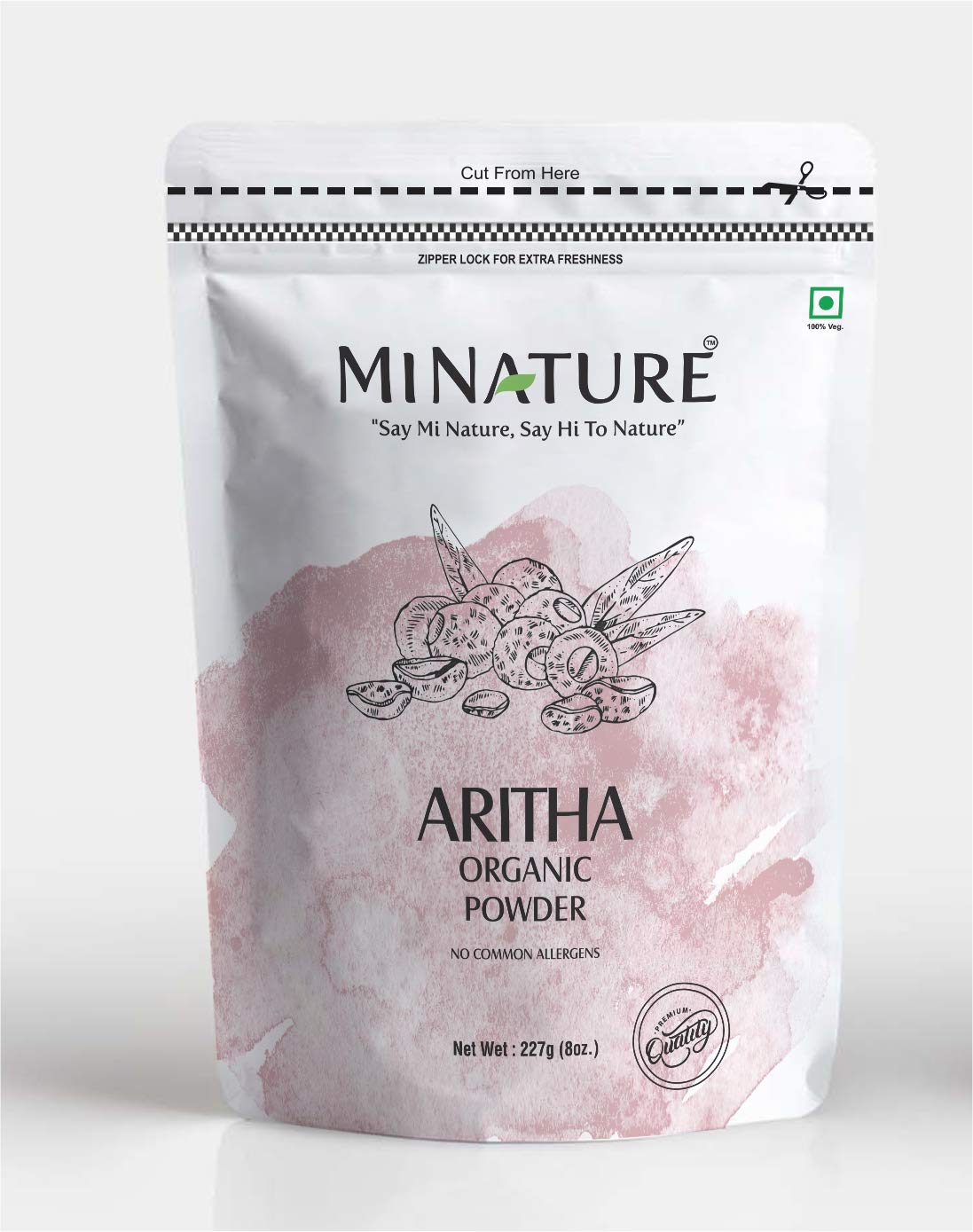 ARITHA - Reetha prah za kosu i masnu kožu 227g,Mi Nature-Indija original