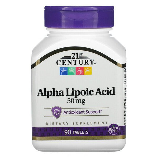 Alpha Lipoic Acid -Alfa lipoična kiselina 50mg-90 tableta , 21 Century USA
