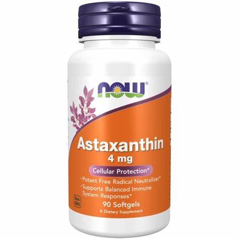 Astaxanthin , 4 mg- obogaćen, 90 Veggie Softgels Now Foods USA
