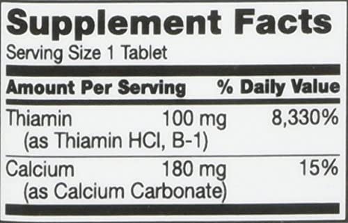 Vitamin B-1 100 mg-110 tableta, 21 Cemtury USA