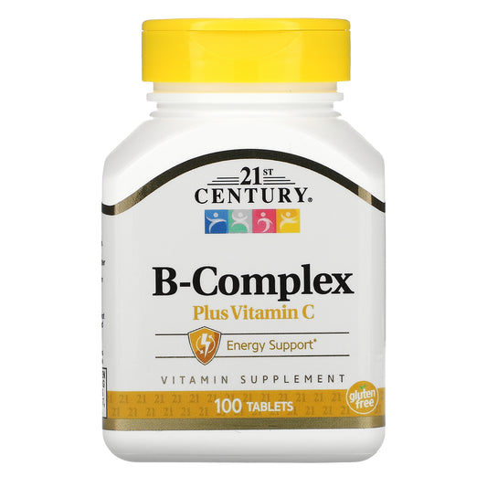 B kompleks plus vitamin C, 100 tableta , 21 Century USA