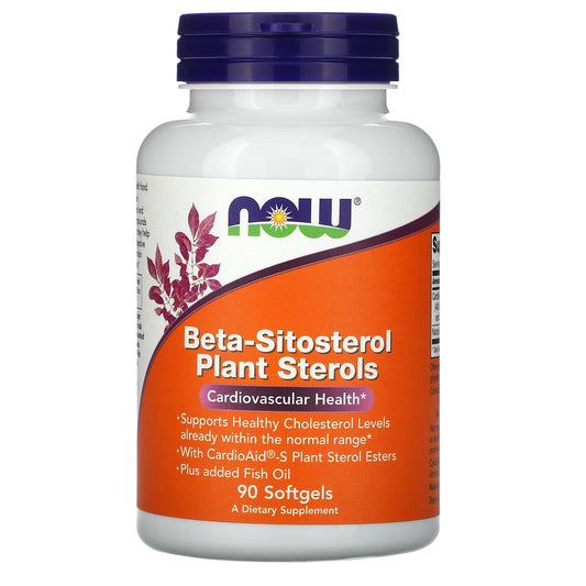 Beta-Sitosterol ,za Holesterl -biljni steroli 90 softgels,Now Foods USA