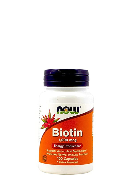Biotin-Vitamin H ili B-7, 1,000 mcg, 100 Veg Capsules ( Now Foods-USA )