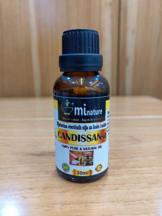 CANDISSANa 30ml , ANTISEPTIC i ANTIVIRUSNO ulje za KANDIDU i VIRUSE na koži,noktima i prostor,antimikrobno dejsto,Mješavina eteričnih ulja, Marudhar Indija Original