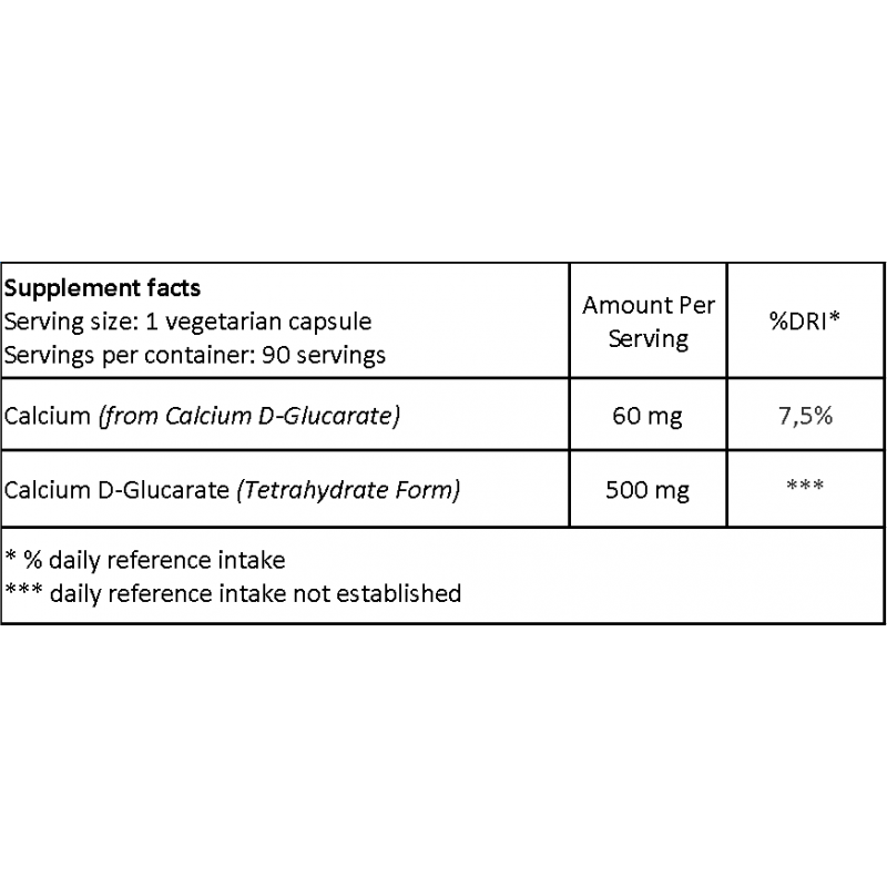 Calcium D-Glucarate, 500 mg, 90 Veg Capsules,Now Foods USA