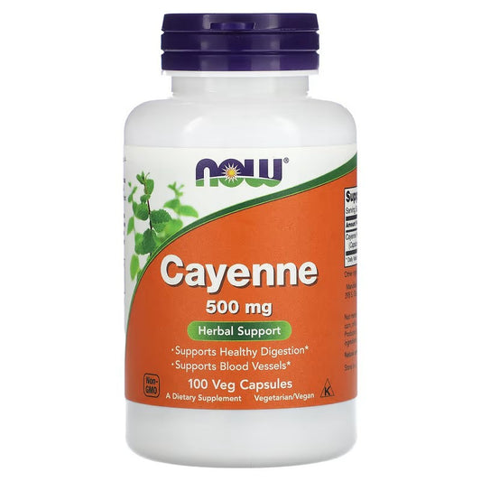 Cayenne 500 mg-100 caps Now foods
