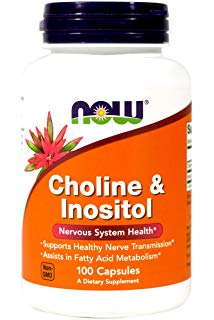 Choline Inositol 250mg- 100 caps. Now Foods USA