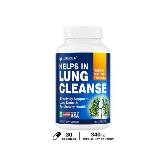 Pomoć za prestanak pušenja i Čistać Pluća-Lung Cleanse 30 caps.LUNGWELL- USA