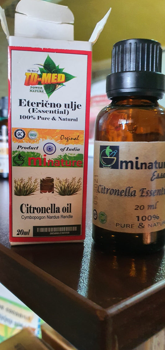 CITRONELA Esencijalno ulje 20ml, Original iz Indije - Marudhar Impex