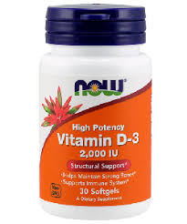 Vitamin D-3 visoke potencije, 2.000 IU, 120 mekih gelova , Now Foods