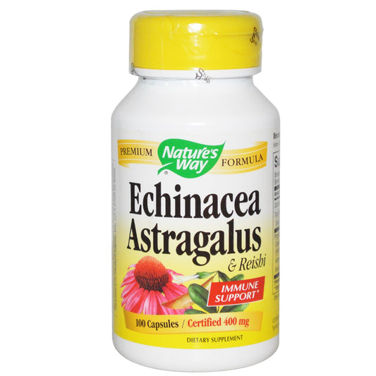 Echinacea,Astragalus & Reshi 100caps,IMUNO PODRŠKA premijum formula,Natures Way-USA