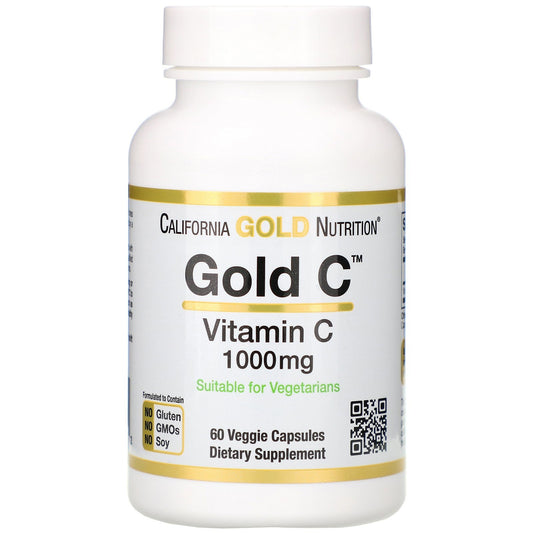 Vitamin C Gold, 1.000 mg,60 caps. California Gold USA