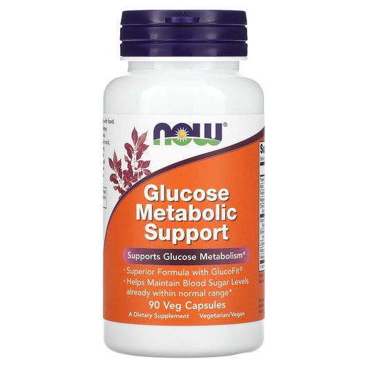 Glucose Metabolic Support, 90 Veg Caps.NOW Foods