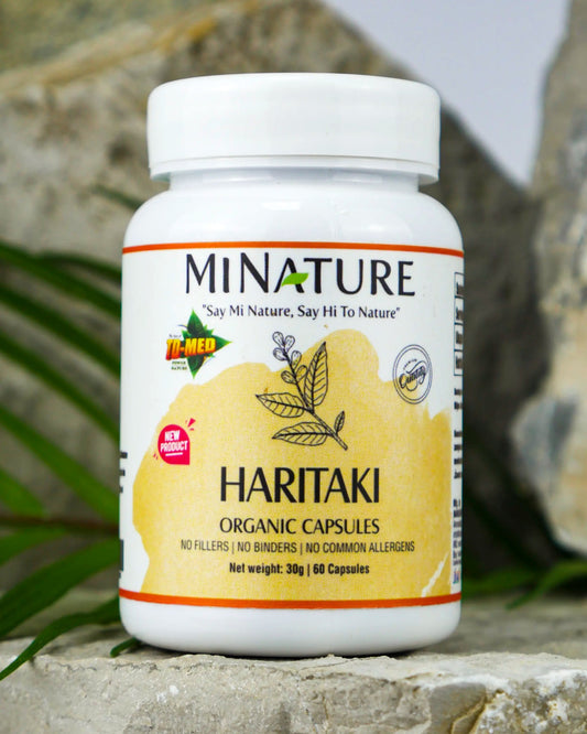 HARITAKI Organic;450mg-60 CAPS.Original Indija-Mi Nature-Kralj Tibetanske Medicine"