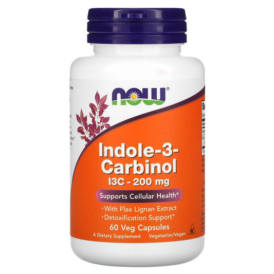 Indole-3-Carbinol, 200 mg, 60 Veg Capsules,Now Foods-USA