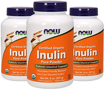 INULIN 100% Prirodni prah 227g, Prebiotic - Now Foods