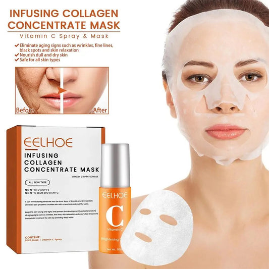 Collagen Face topive maske 5 kom,set + Vit.C spej-Koreja Highprime