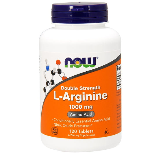 L-Arginine, 1,000 mg, 120 Tablets(Now Foods)USA