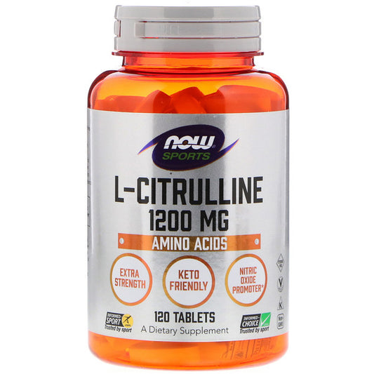 L-Citrulline 1200mg-120 tableta (Now Foods-Sports)*za SPORTISTE i više energije