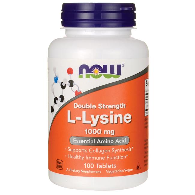 L-Lysine 1000 mg-100 tableta Now Foods