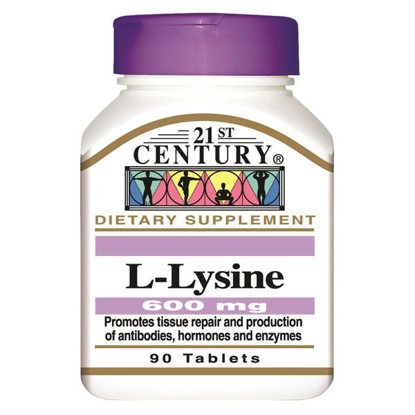 L-Lysine 600 mg - 90 Tablets