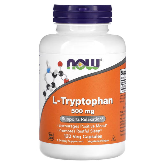 L-Triptofan,L-Tryptophan 500mg 120 caps.Now Foods USA