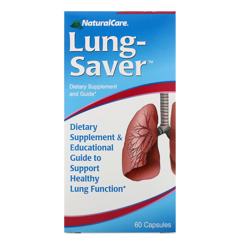 LUNG-SAVER, Spas za PLUĆA, 60 kapsula ,NaturalCare USA