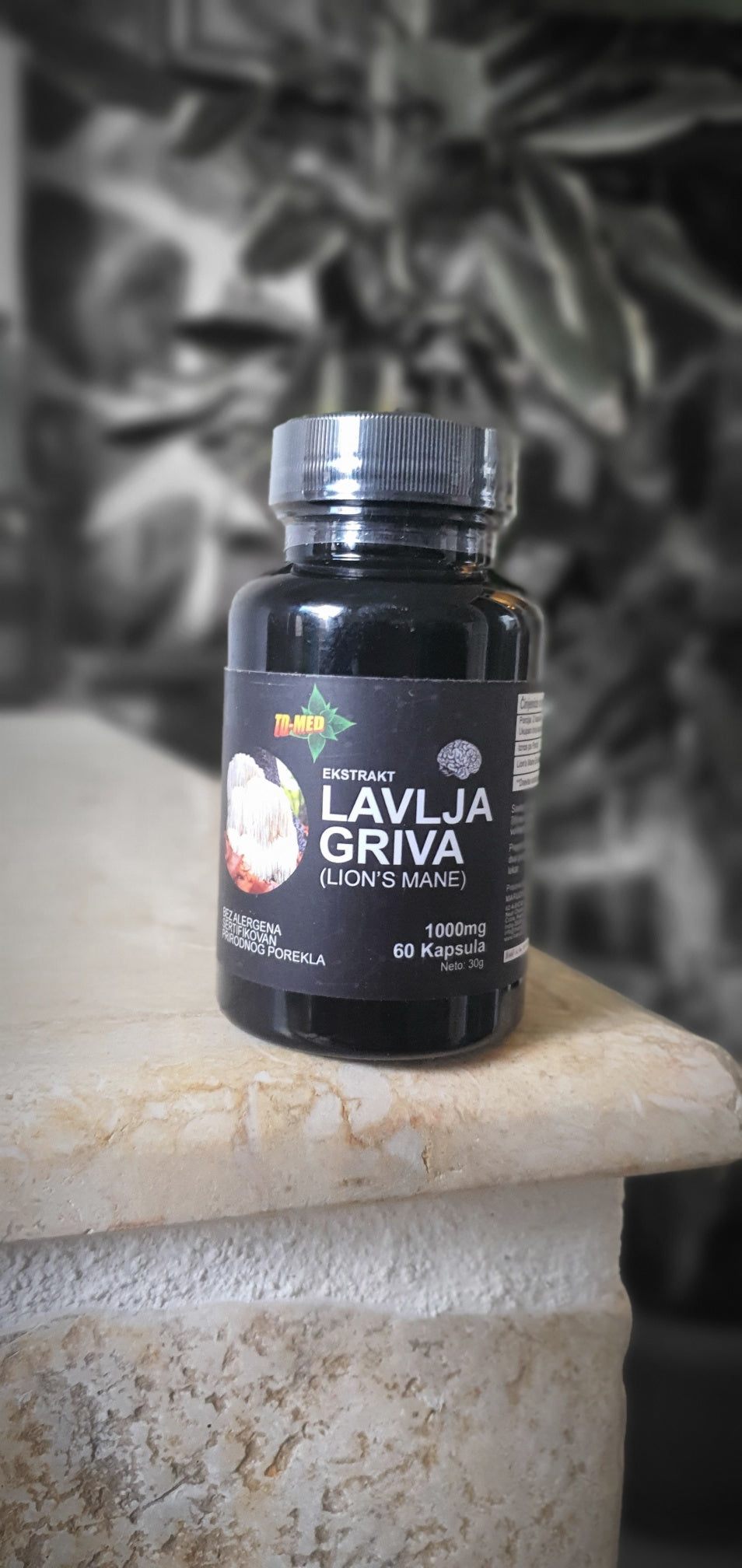 Lavlja Griva-Lion Mane Extract, Organic Indija original 60 caps